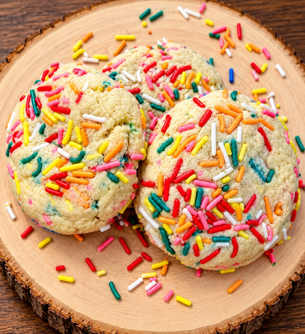 Streamer Sprinkle Cookie