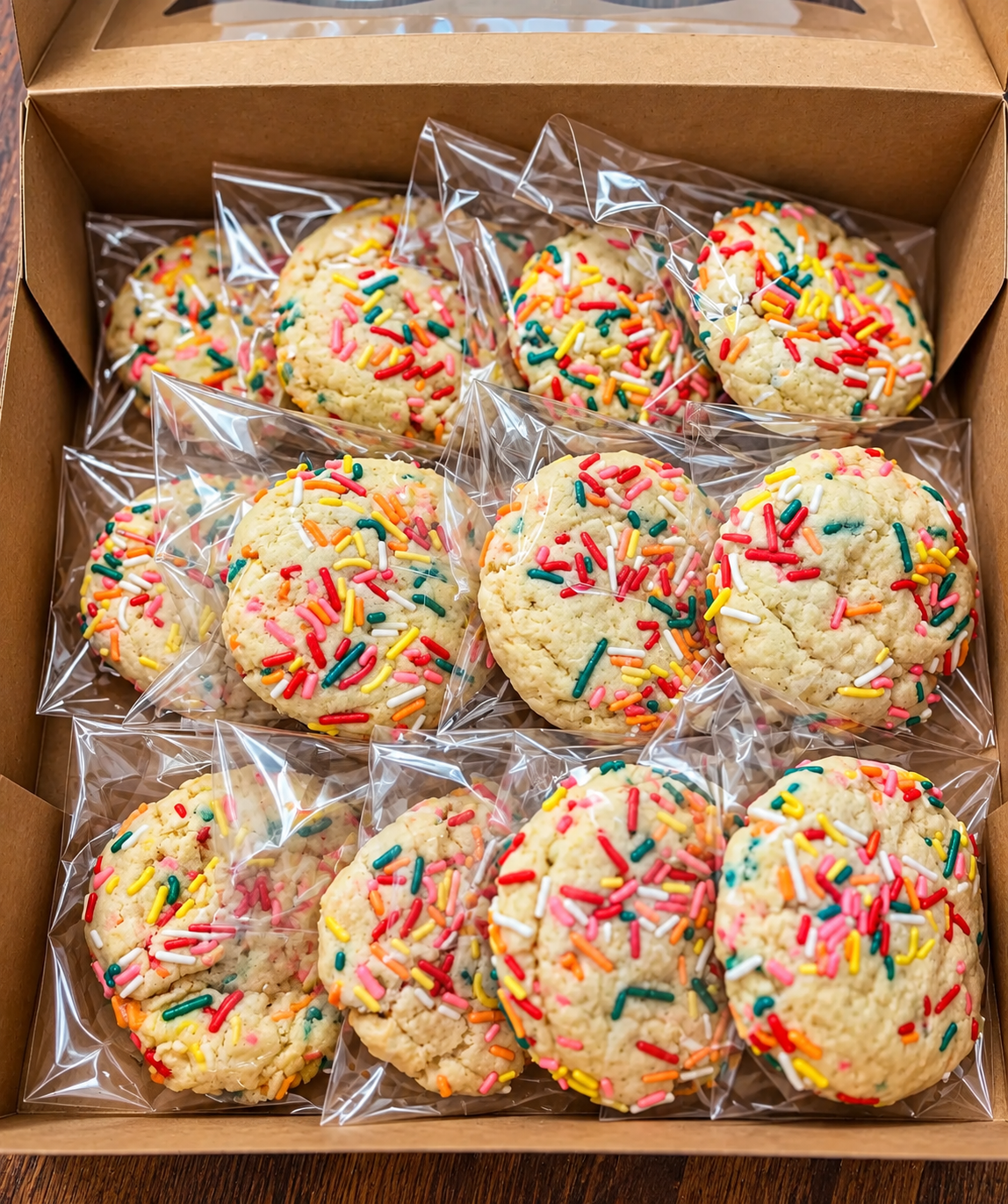 Streamer Sprinkle Cookie
