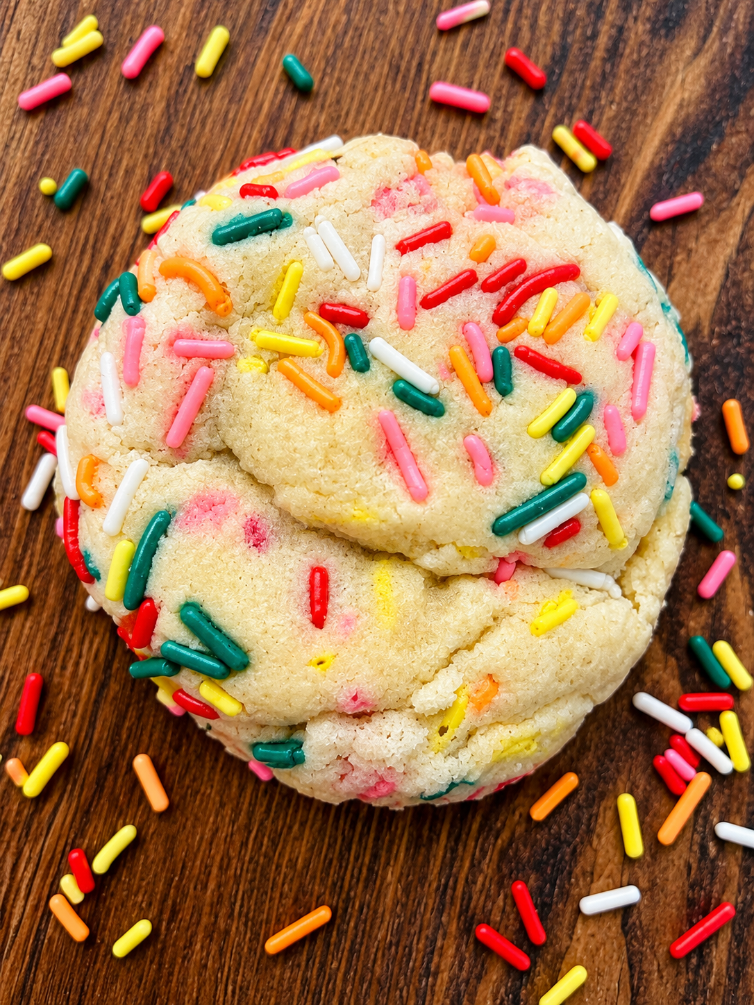 Streamer Sprinkle Cookie