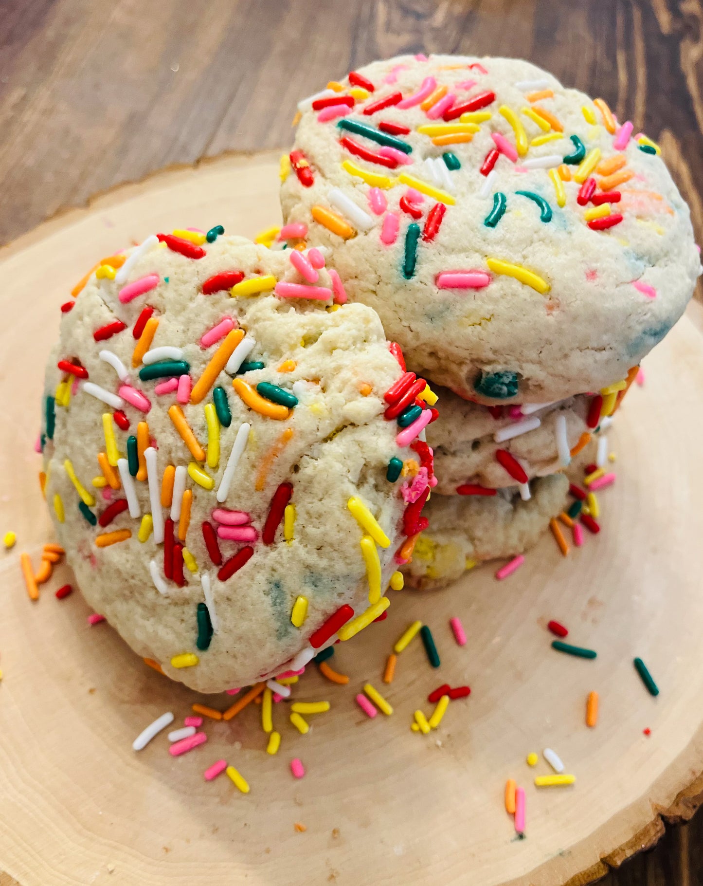 Streamer Sprinkle Cookie