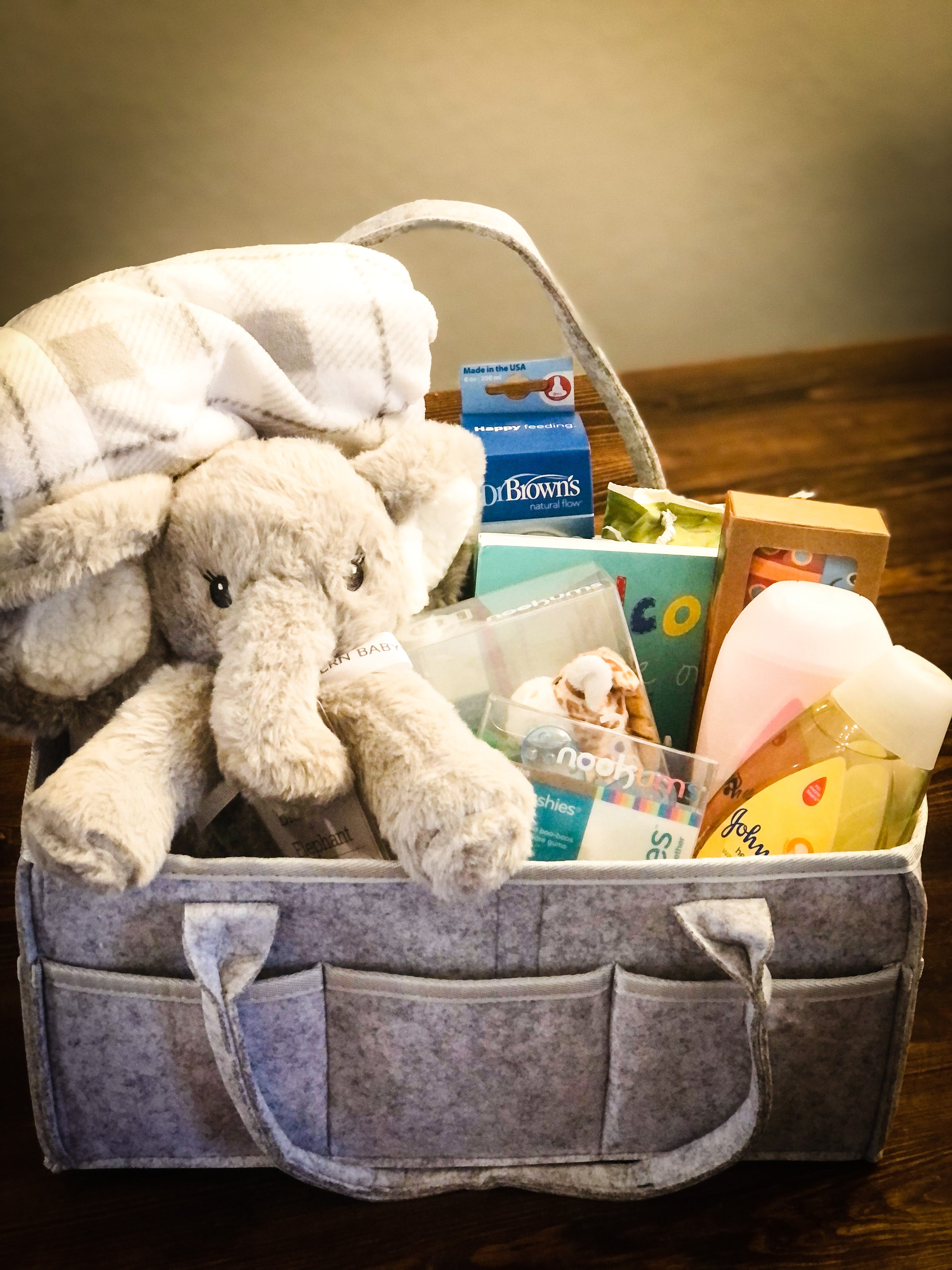 Pampered Boy Blue Gift Basket - Send Baby Gifts Online | Gift Baskets USA  to United States - Flora2000